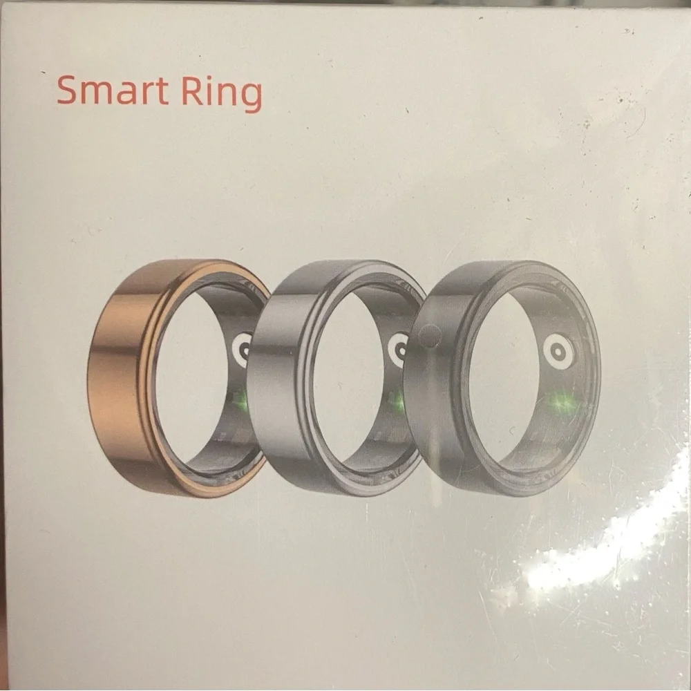 Smart Fitness Ring - size 10 black color